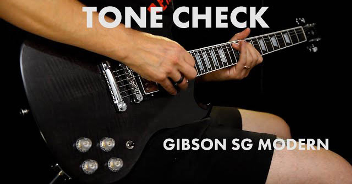 TONE CHECK: Gibson SG Modern Demo - Cream City Music