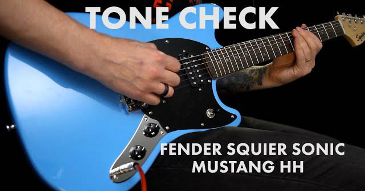 TONE CHECK: Squier Sonic Mustang HH - Cream City Music