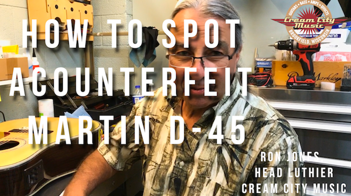 How To Spot A Counterfeit Guitar: Martin D-45 Forgery vs. A Real