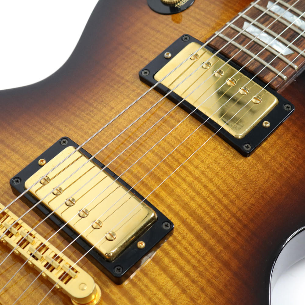 2003 Gibson Les Paul Studio Plus w/ AA Flame Maple Top in Desert