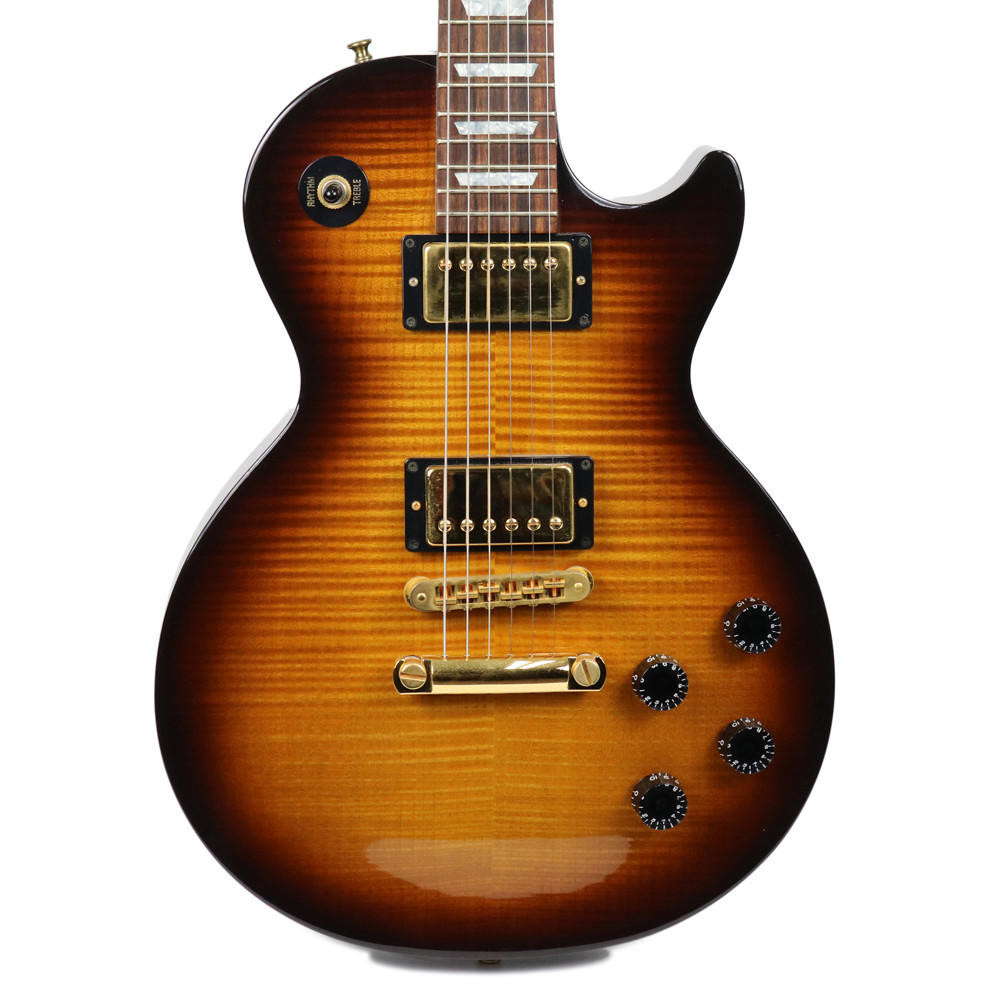 2003 Gibson Les Paul Studio Plus w/ AA Flame Maple Top in Desert