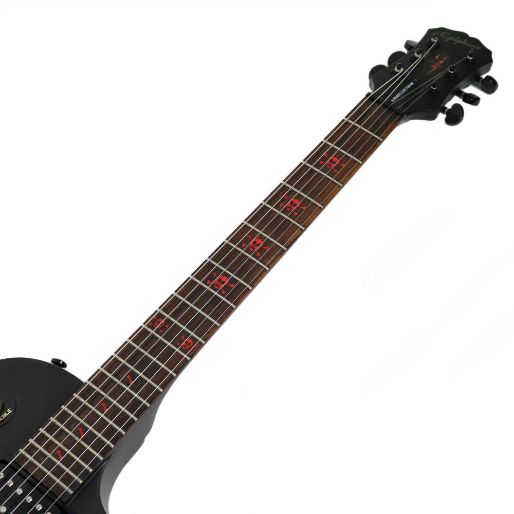 Epiphone Les Paul ヴィンテージエディションブラック 2006 Epiphone Les Paul Pirates Of The Caribbean Black | Cream City