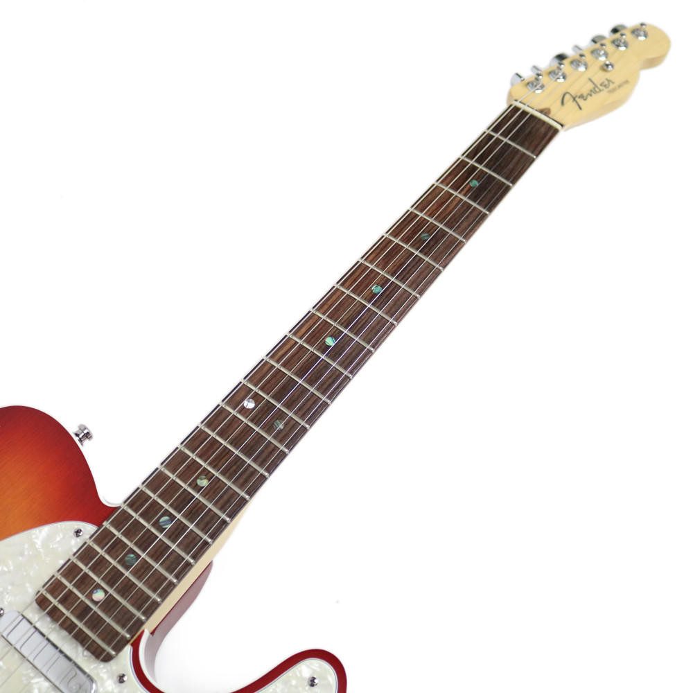 2007 Fender American Deluxe Telecaster in Cherry Sunburst | Cream