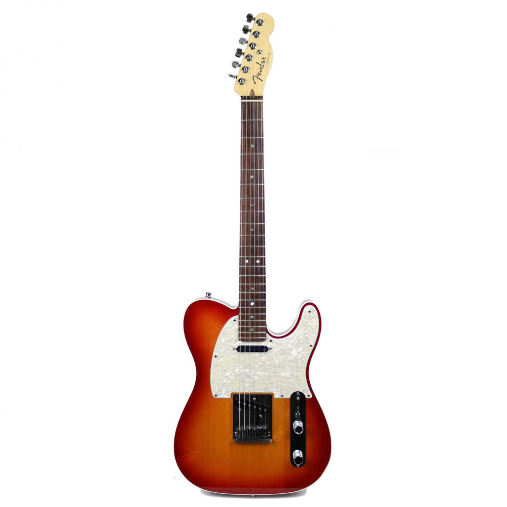 2007 Fender American Deluxe Telecaster in Cherry Sunburst | Cream