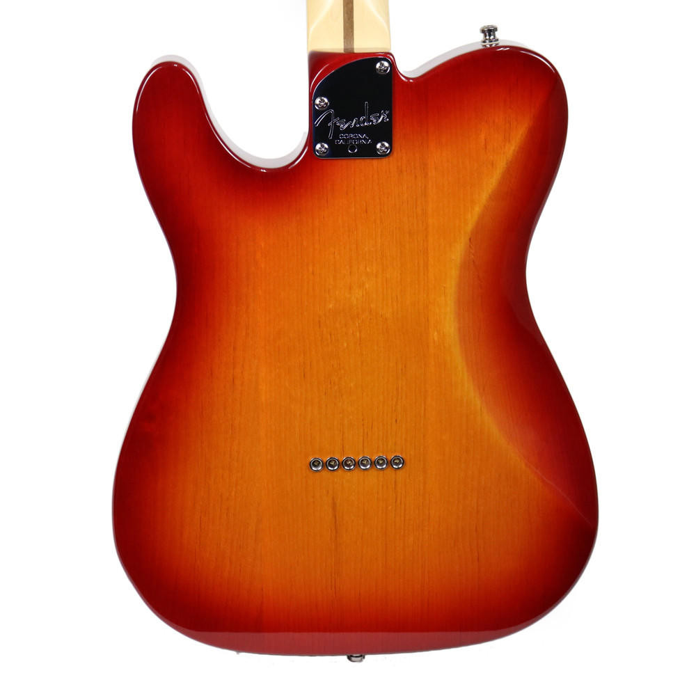 2007 Fender American Deluxe Telecaster in Cherry Sunburst | Cream