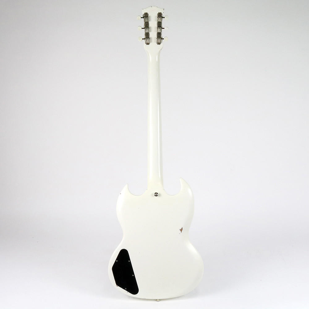Vintage 1961 Gibson SG Special Electric Guitar Refinished White