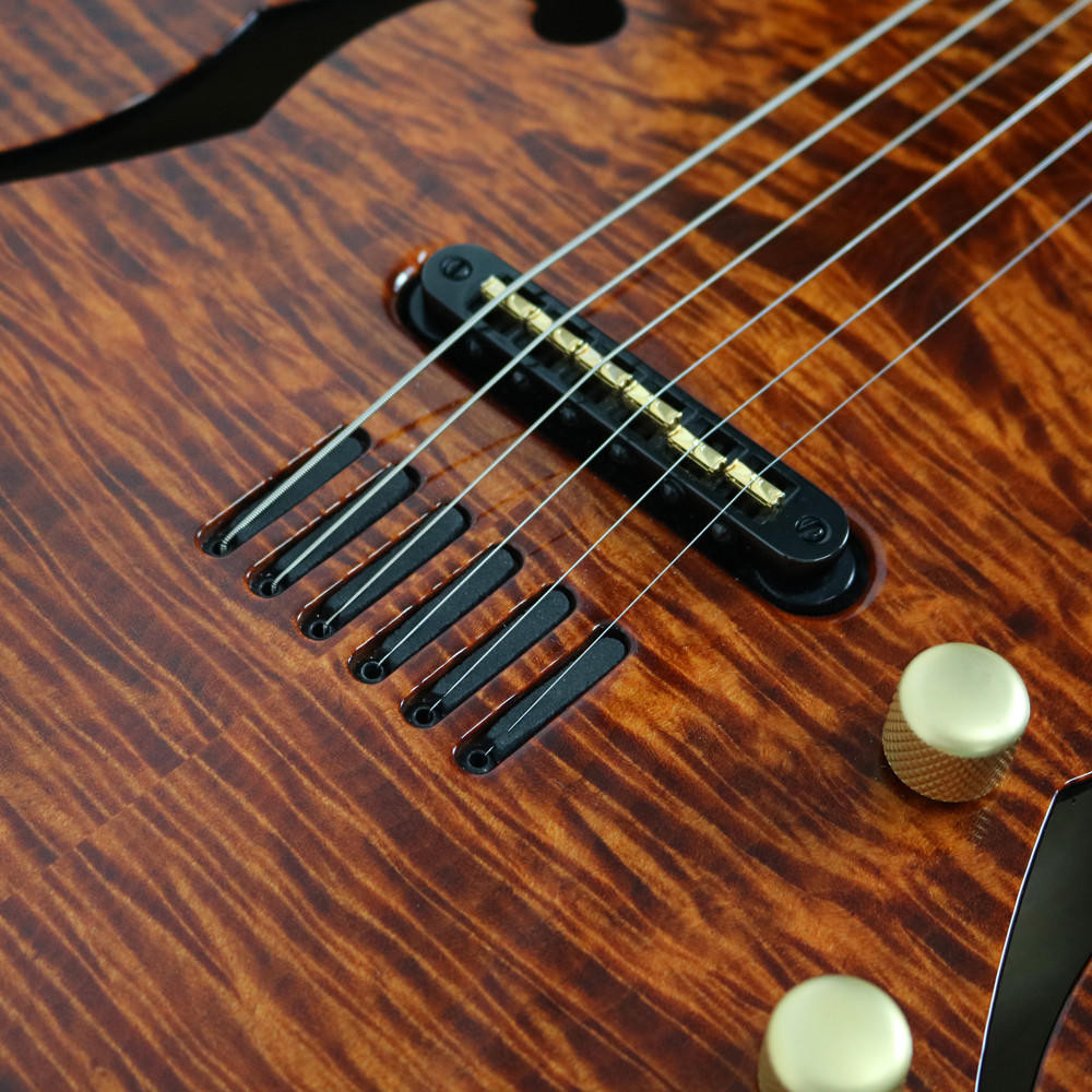 2011 Godin Multiac Jazz SA w/ AAA Flame Maple Top in Lightburst
