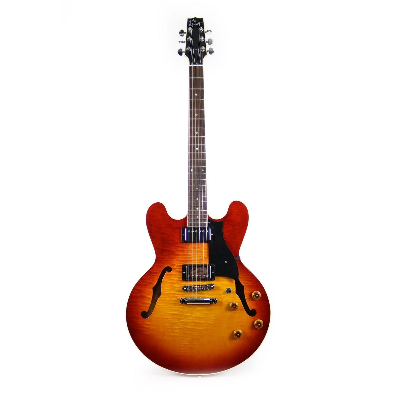 Heritage H-535 Semi Hollow in Dark Almond Sunburst | Cream City Music
