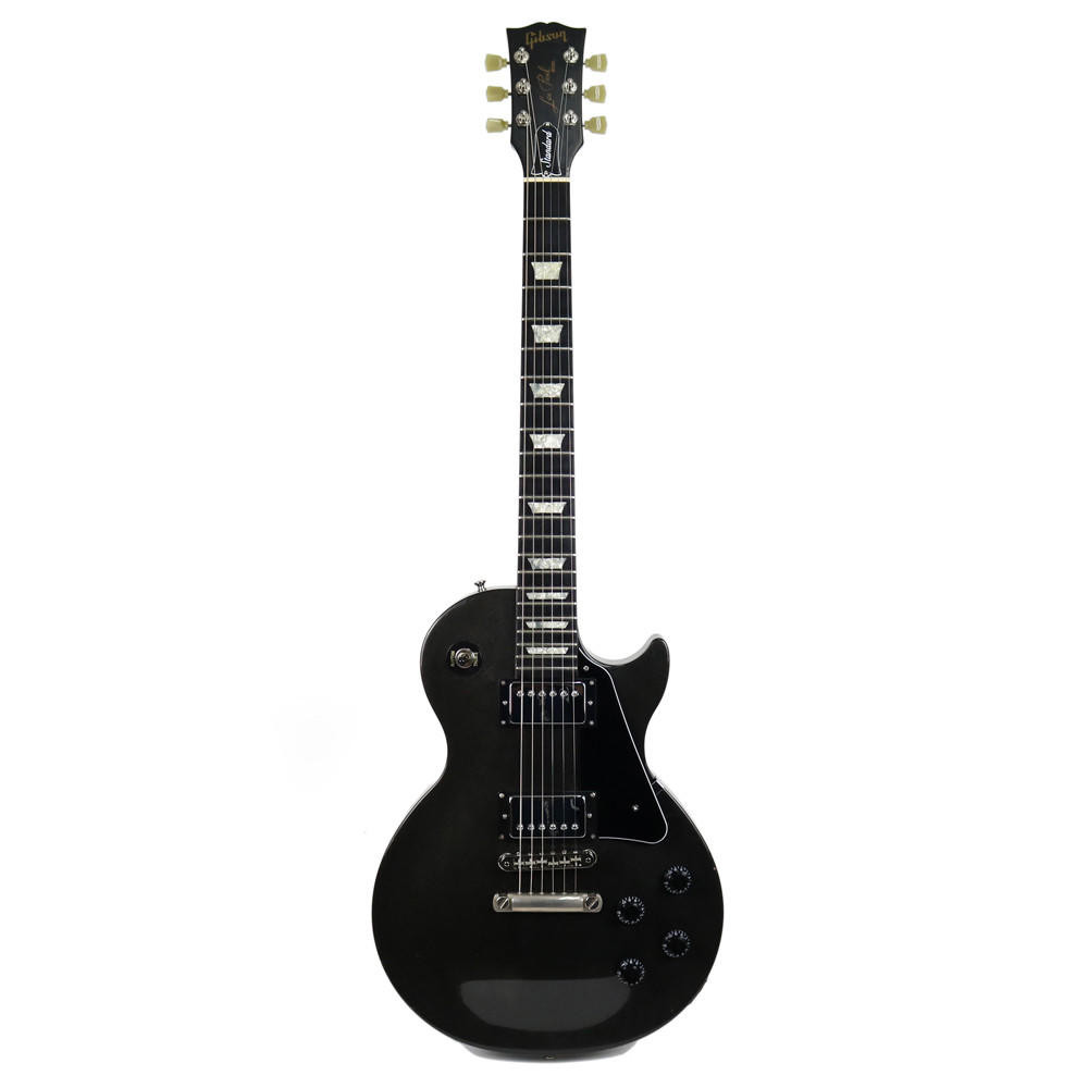 1992 Gibson Les Paul Studio Refinished in Black Sparkle | Cream