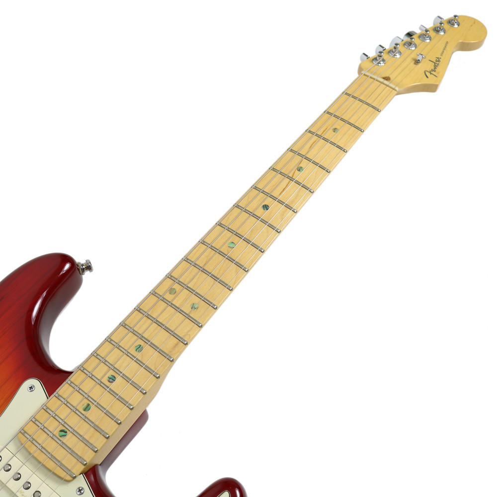 2002 Fender American Deluxe Stratocaster in Aged Cherry Burst