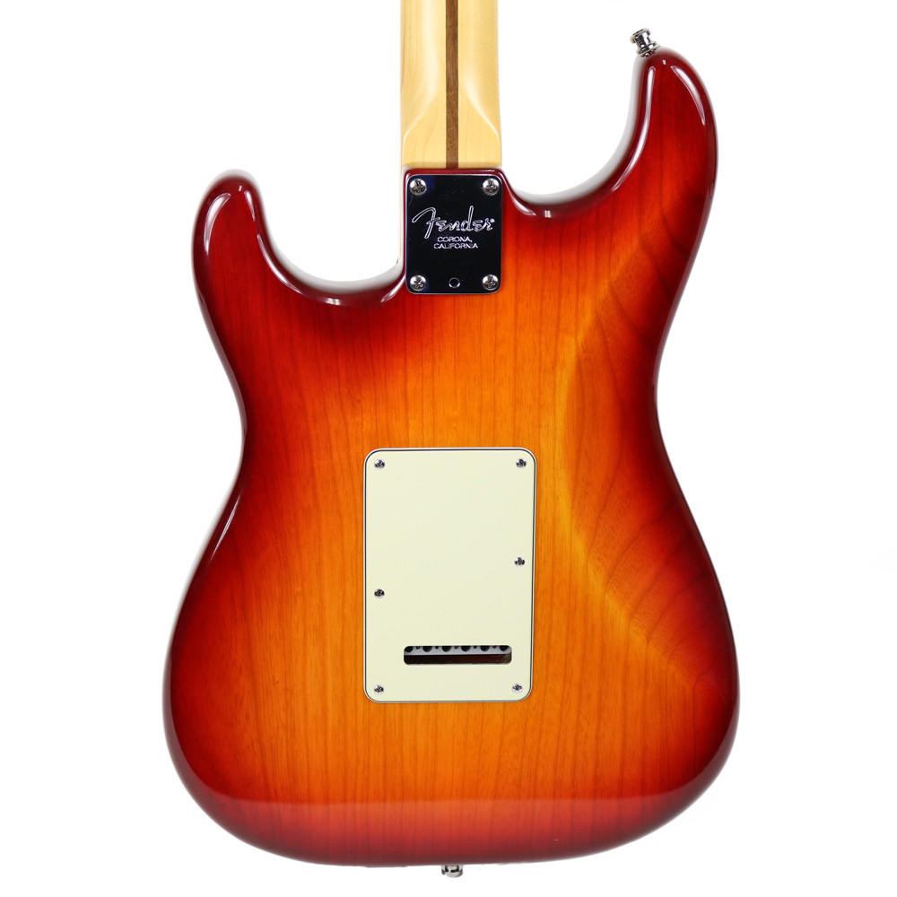 2002 Fender American Deluxe Stratocaster in Aged Cherry Burst