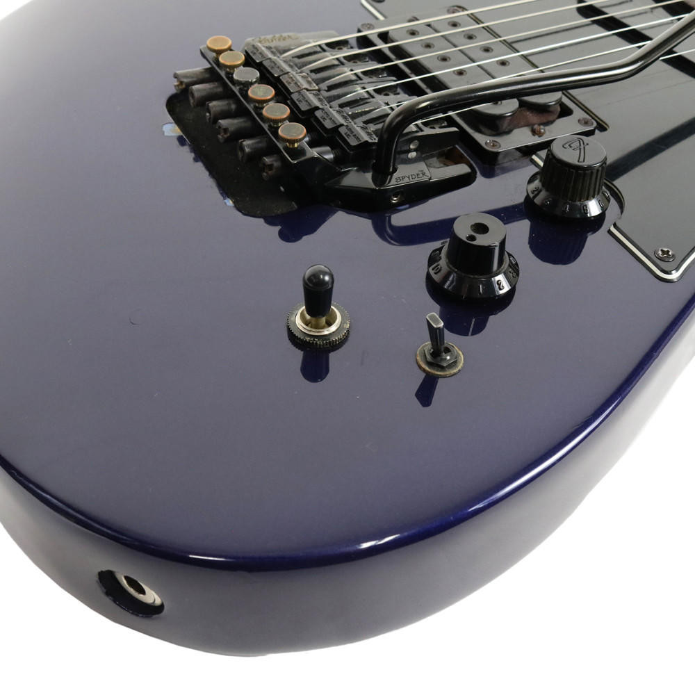 1989 USA Fender HM Stratocaster in Metallic Blue Finish | Cream