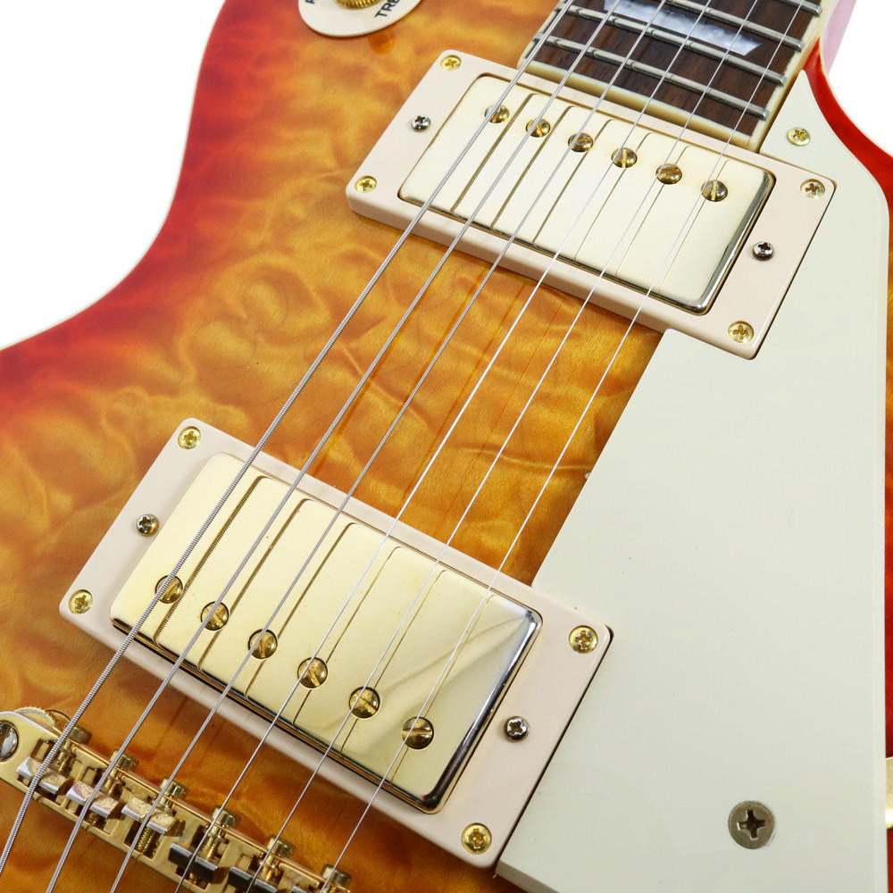 2007 Epiphone Les Paul Ultra Quilt Top in Faded Cherry Sunburst