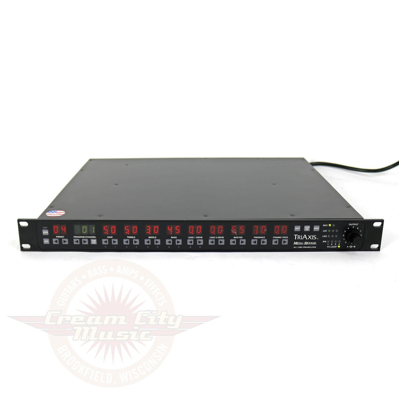 Mesa Boogie Triaxis Programmable Tube Guitar Preamp V2.0 | Cream