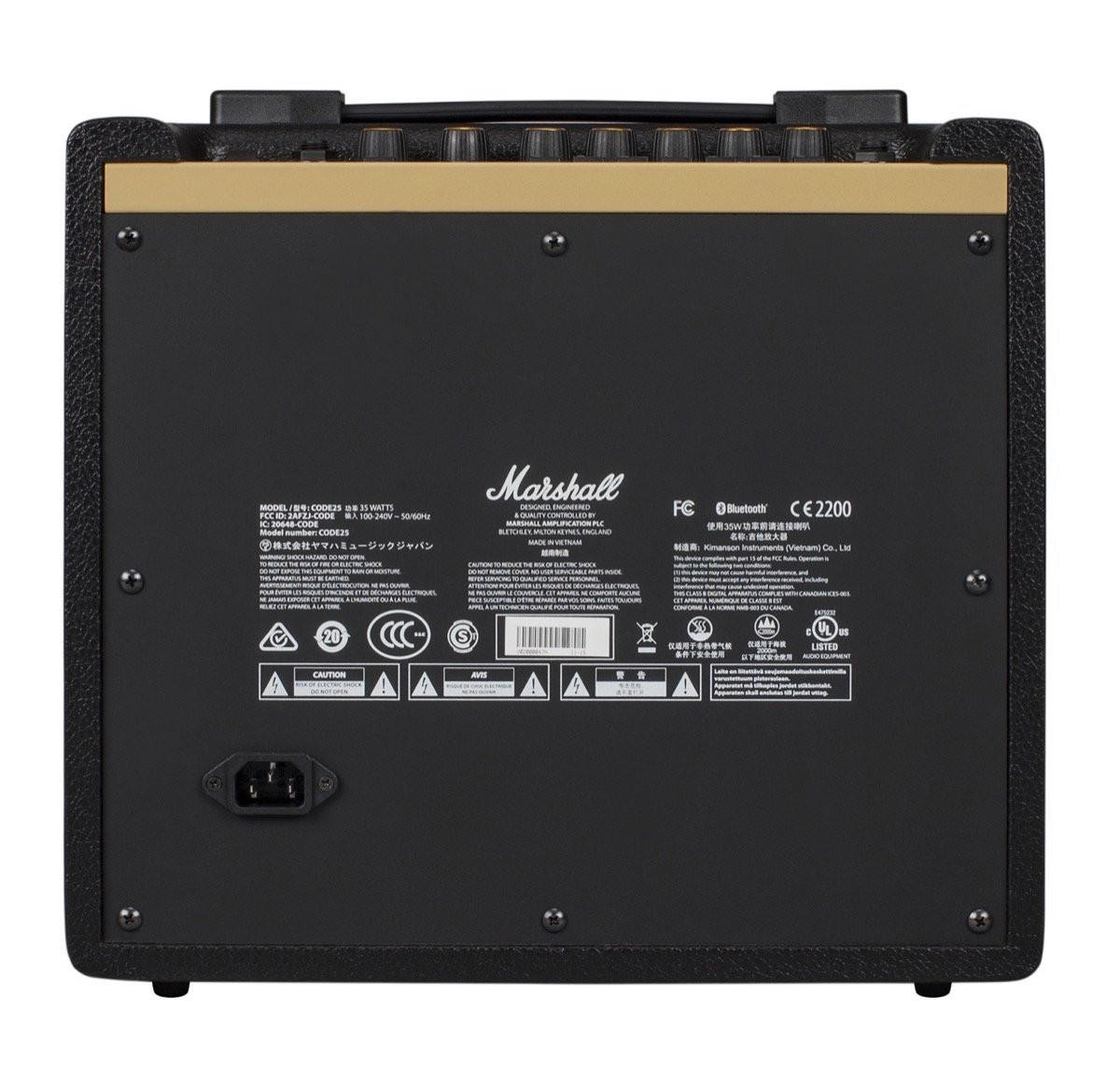 Marshall Code 25W 1x10 Digital Modeling Guitar Combo Amp | Cream
