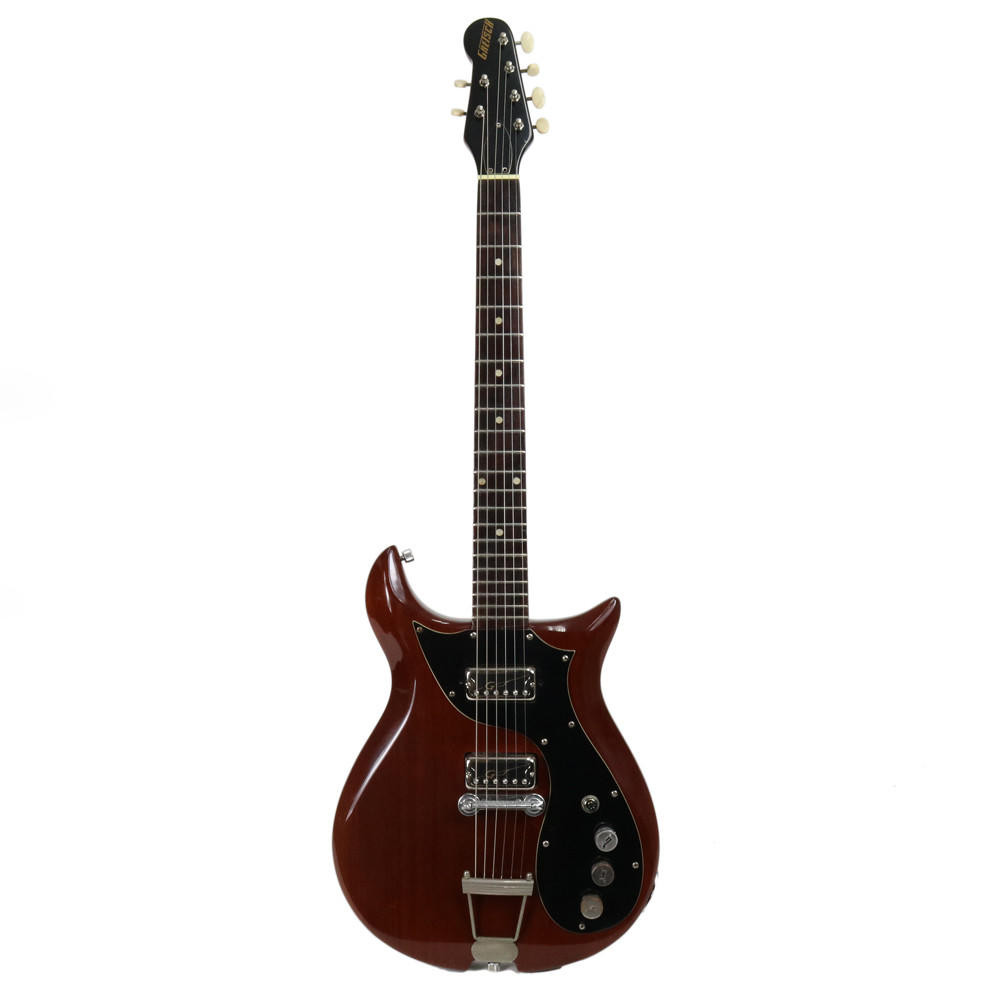 1964 Gretsch Corvette Modified Electric Guitar Refinished in Brown