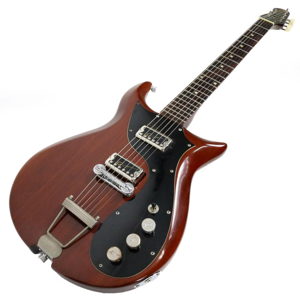 1964 Gretsch Corvette Modified Electric Guitar Refinished in Brown