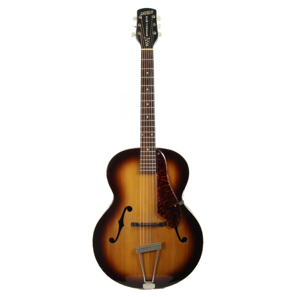 Vintage Gretsch New Yorker Archtop Guitar in Sunburst | Cream City