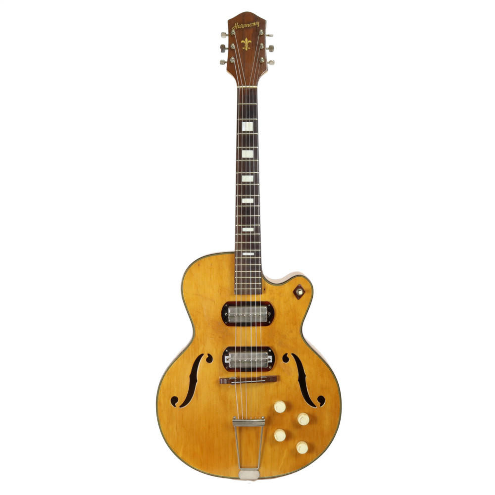 1955 Harmony H-62 Hollow Body Electric in Natural Blonde | Cream