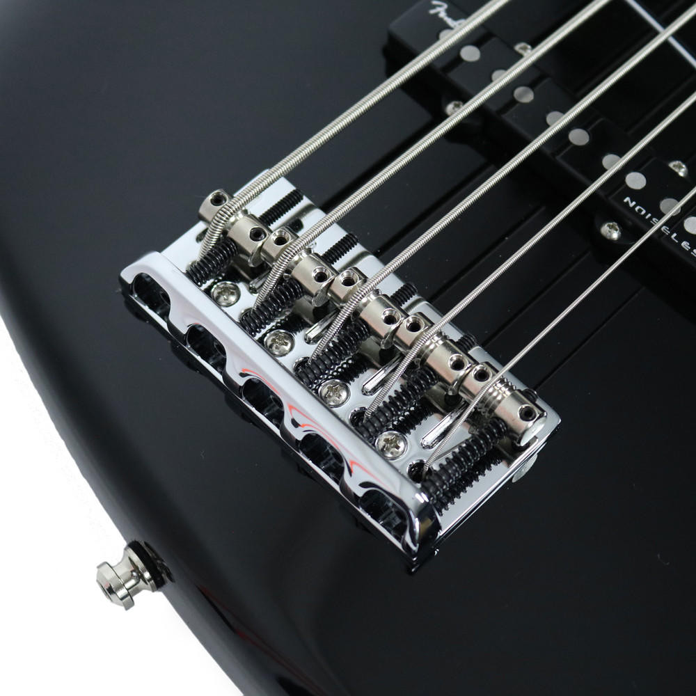 2016 Fender American Elite 5-String Jazz Bass V in Black | Cream