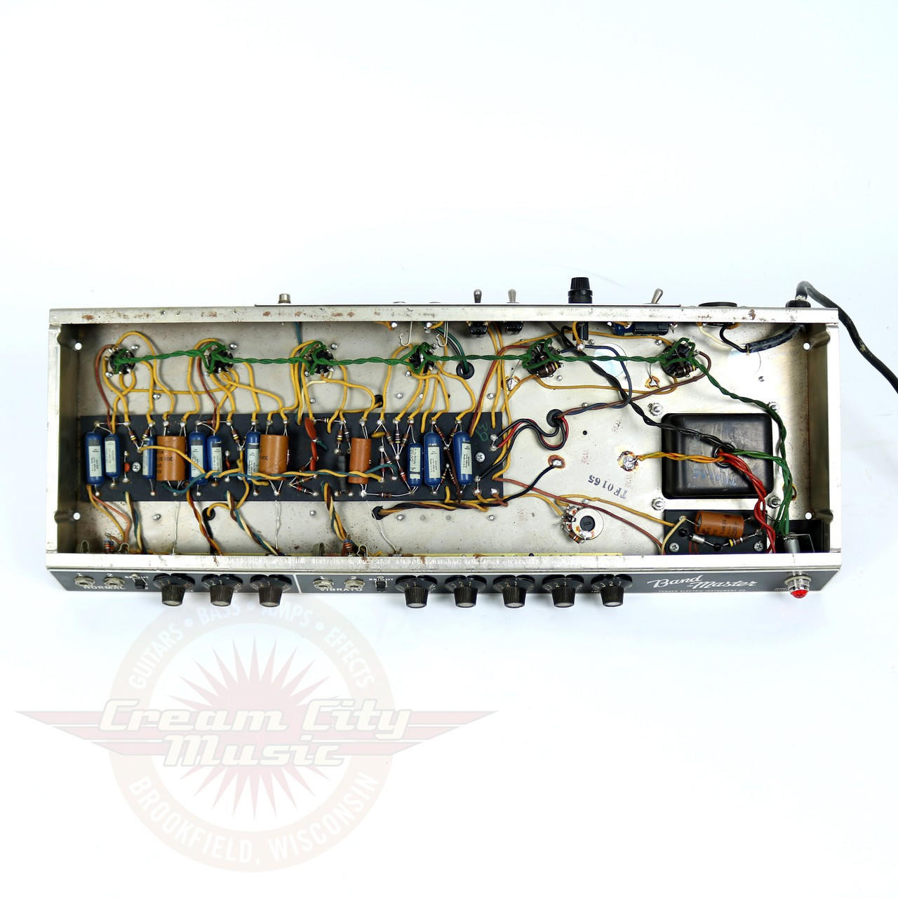 Vintage 1965 Fender Bandmaster 40W Tube Amp Head Blackface Pre-CBS