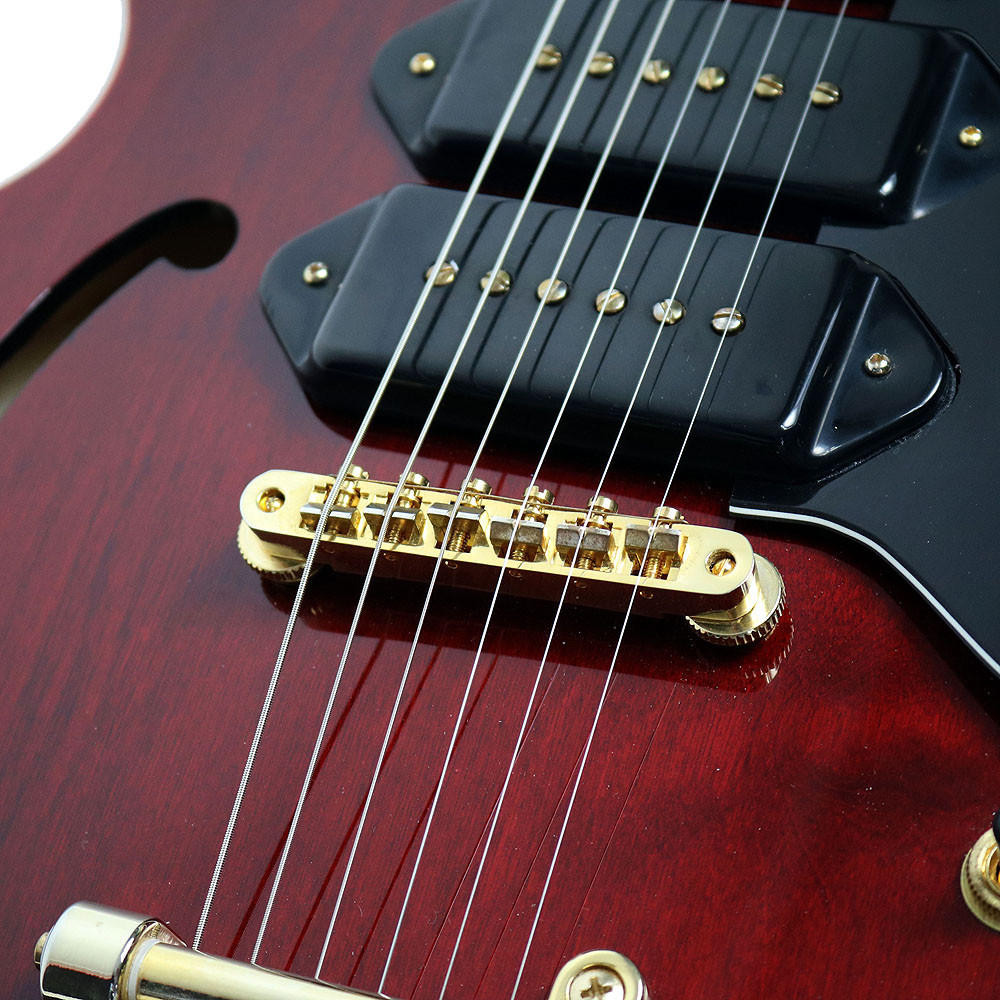 2011 Epiphone Riviera Custom P93 Electric Guitar Wine Red Finish