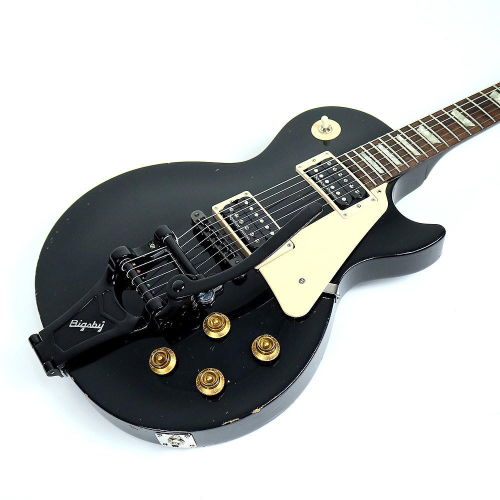 1993 Gibson Les Paul Studio Electric Guitar With Bigsby Ebony