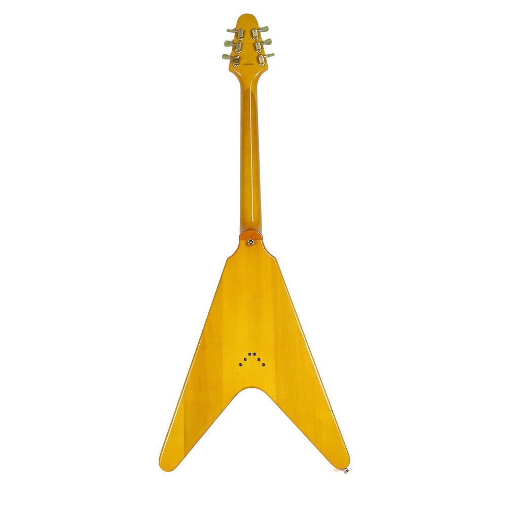 2012 Tokai FV48 Flying V Electric Guitar Natural Finish | Cream