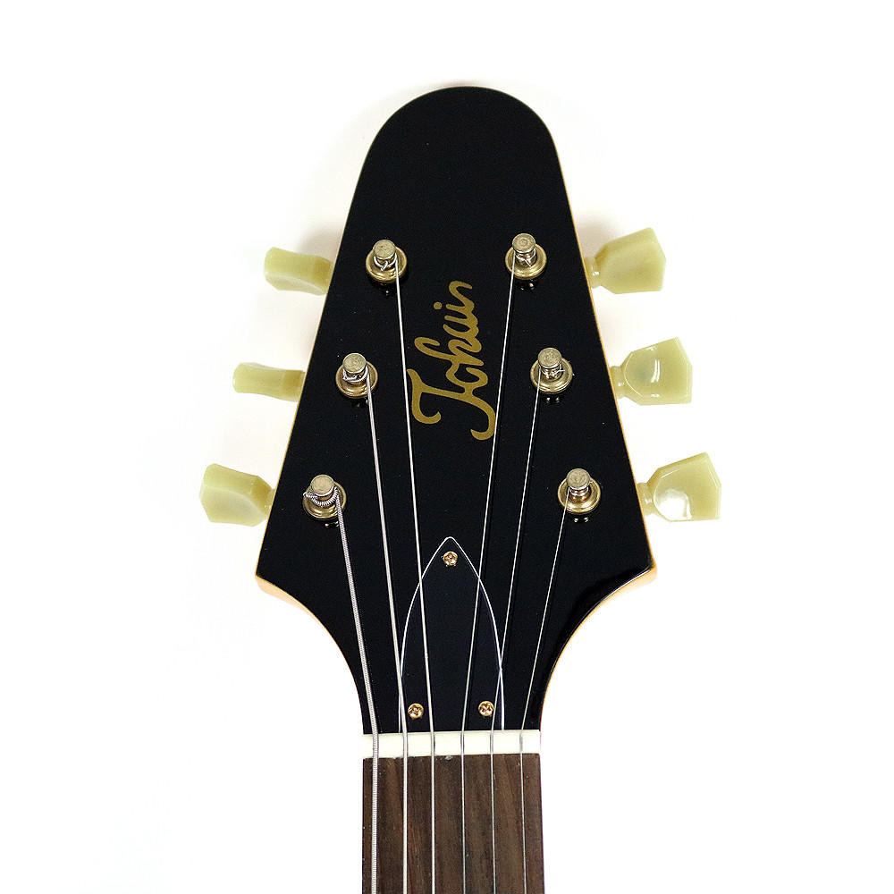 2012 Tokai FV48 Flying V Electric Guitar Natural Finish | Cream