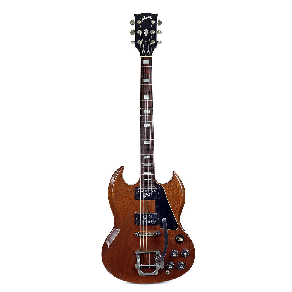 Vintage 1972 Gibson SG Standard Electric Guitar Natural Finish