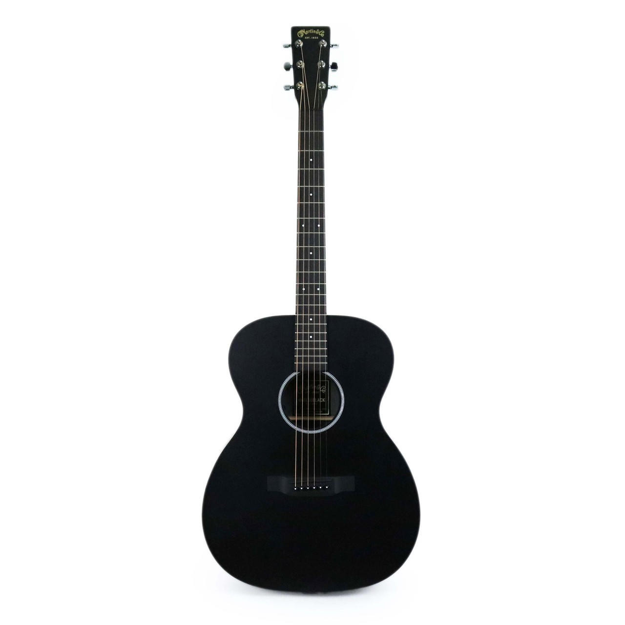 Martin OMXAE Black Dreadnought Acoustic Electric Guitar | Cream