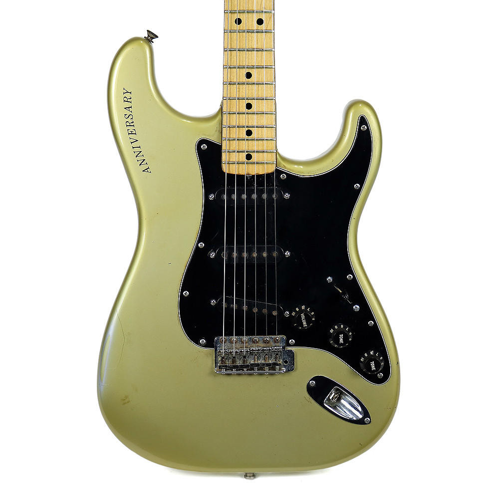 Vintage 1980 Fender 25th Anniversary Stratocaster Electric Guitar