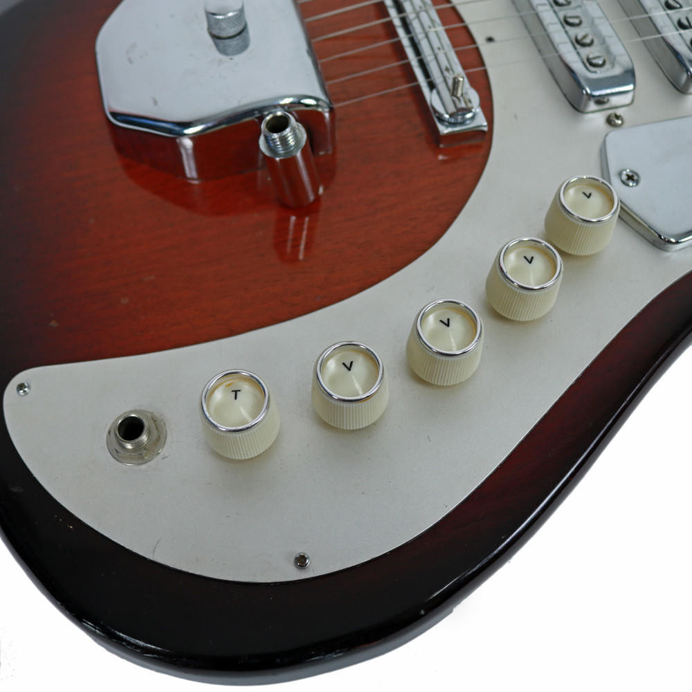 1960s Kawai 国産ヴィンテージ セミアコ トレモロ搭載 Used Mid '60s Kawai SD4W Electric Guitar in Sunburst | Cream City