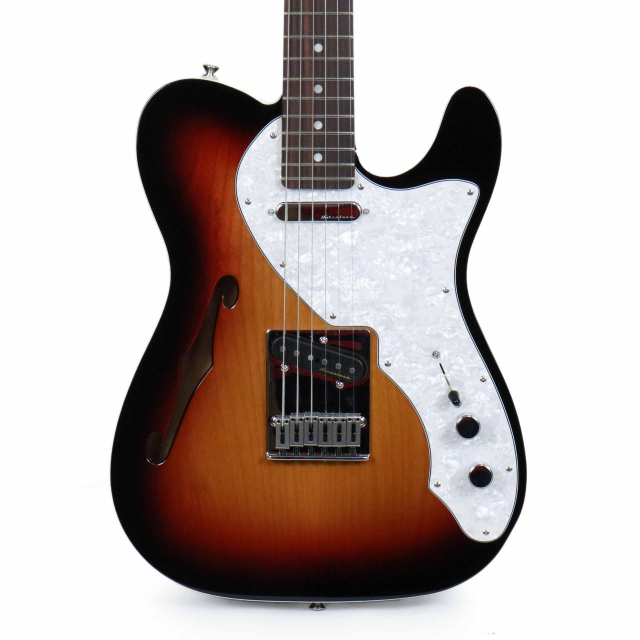 Fender Mexico Telecaster Thinline サンバースト Fender Deluxe Telecaster Thinline Rosewood Fingerboard in 3 Color