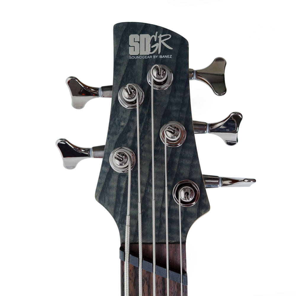5弦ファンドフレット Ibanez SRFF805 Black Stained Ibanez SRFF805 5-String Fanned Fret Electric Bass in Black Stained