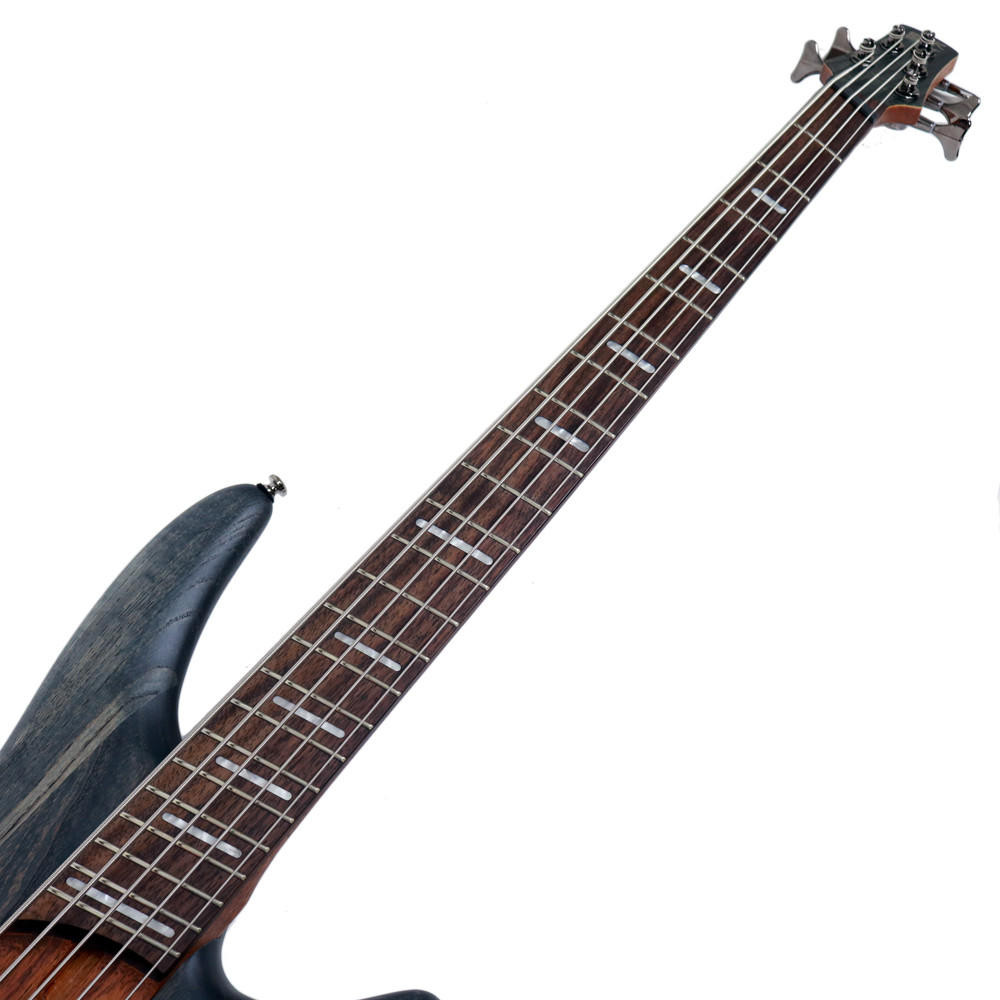 5弦ファンドフレット Ibanez SRFF805 Black Stained Ibanez SRFF805 5-String Fanned Fret Electric Bass in Black Stained