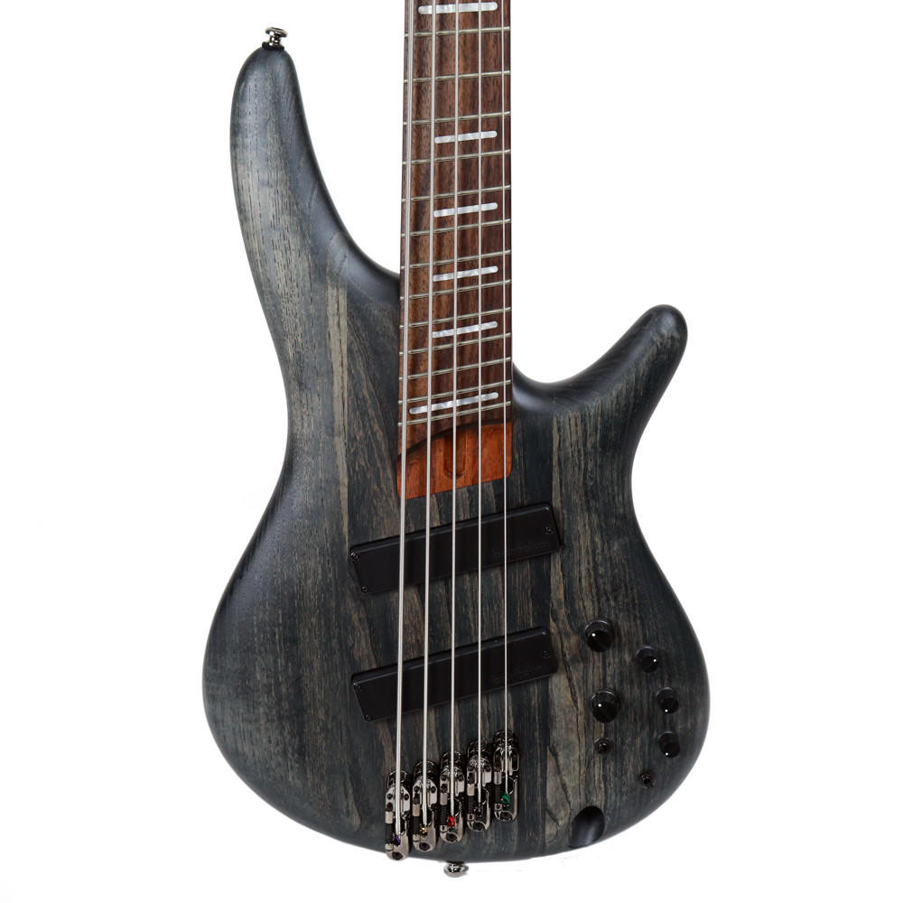 5弦ファンドフレット Ibanez SRFF805 Black Stained Ibanez SRFF805 5-String Fanned Fret Electric Bass in Black Stained