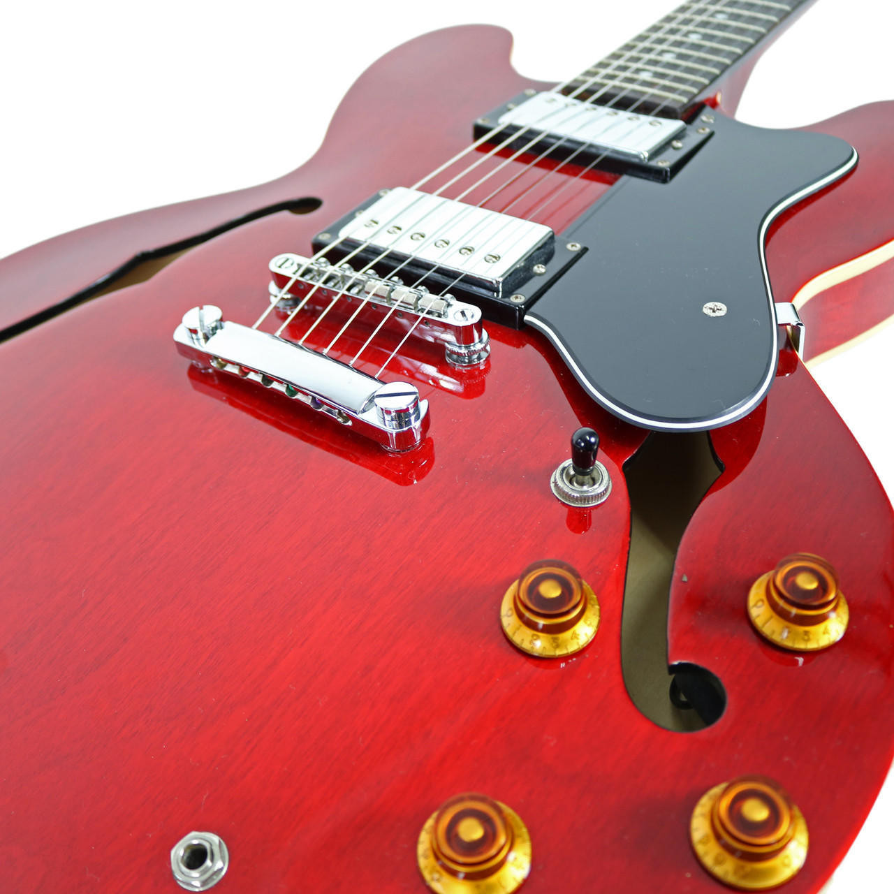 2008 Epiphone Dot Semi-Hollow Body Electric Guitar Dark Cherry