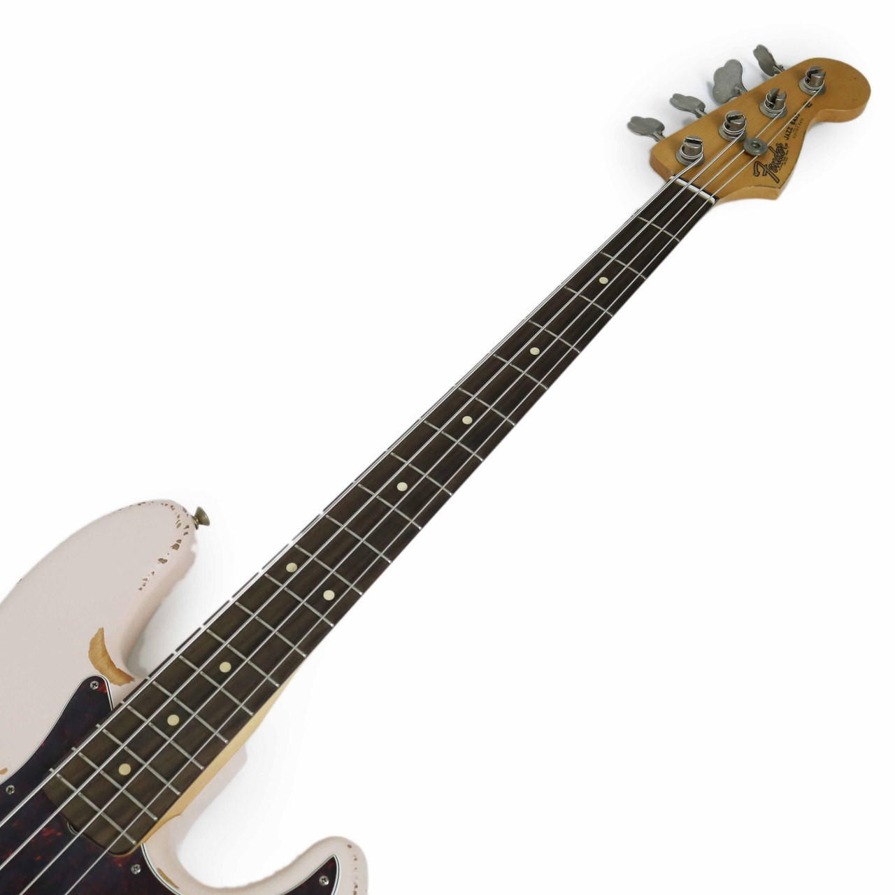 Fender Flea Jazz Bass Roadworn with Rosewood Fingerboard in Shell