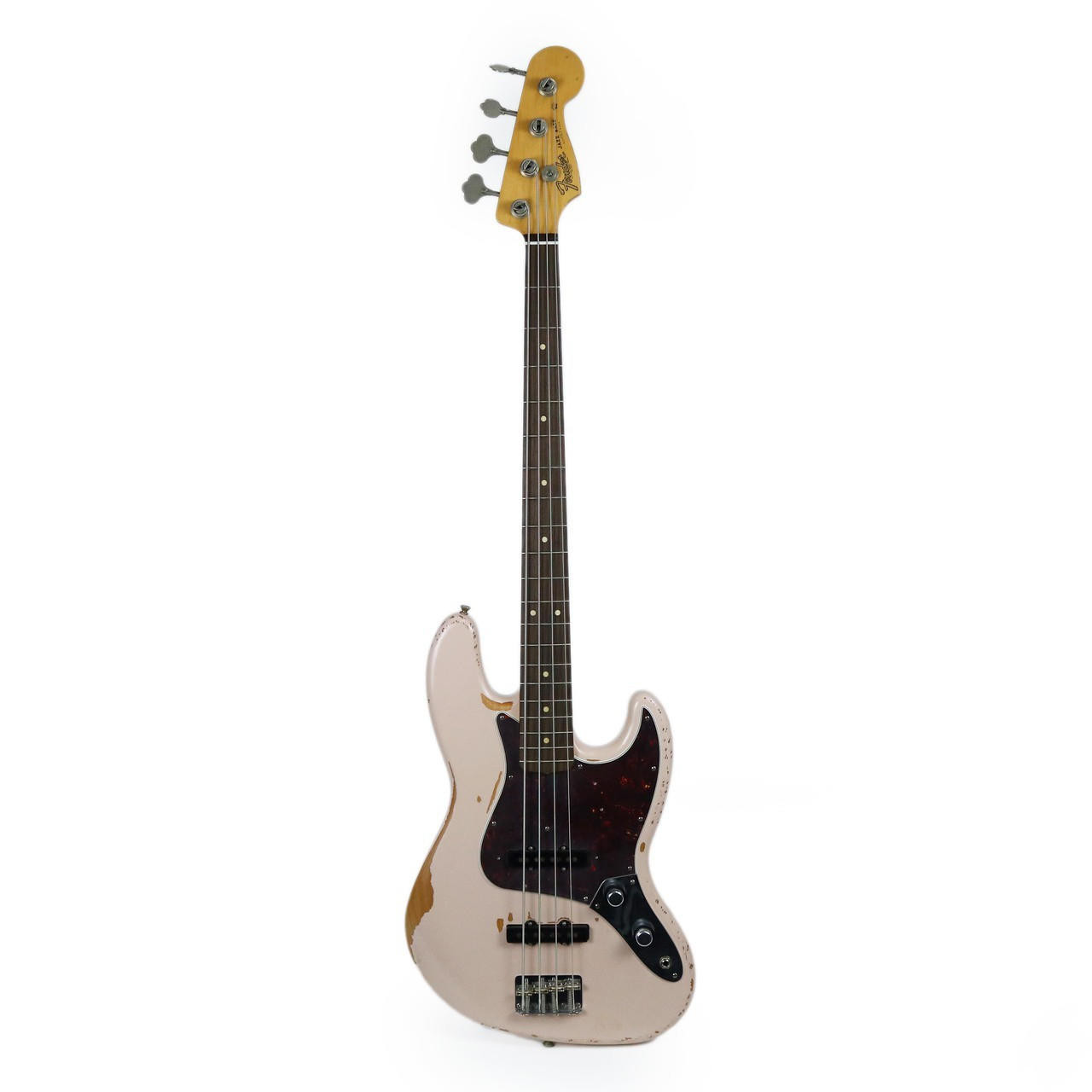 Fender Flea Jazz Bass Roadworn with Rosewood Fingerboard in Shell