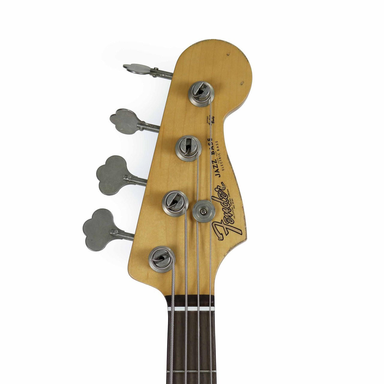 Fender Flea Jazz Bass Roadworn with Rosewood Fingerboard in Shell