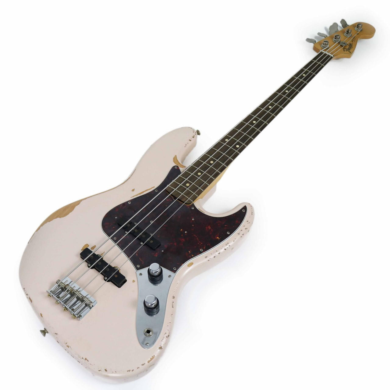 Fender Flea Jazz Bass Roadworn with Rosewood Fingerboard in Shell
