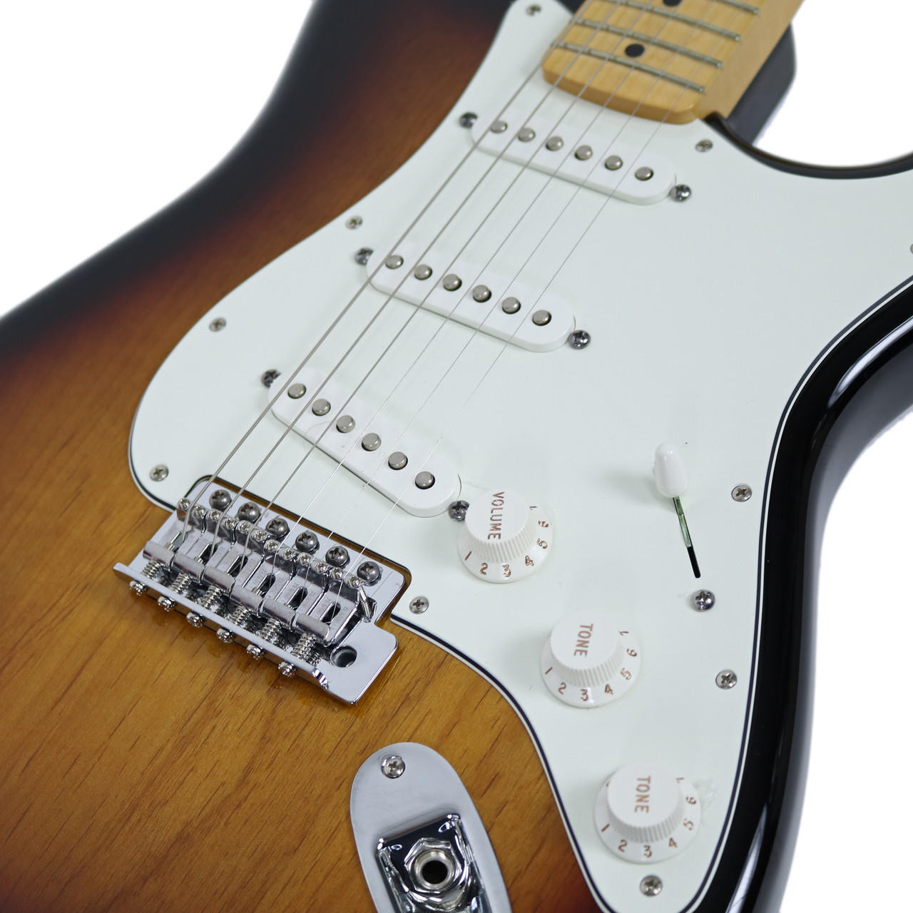 2013 Fender Standard Stratocaster Electric Guitar Sunburst Finish