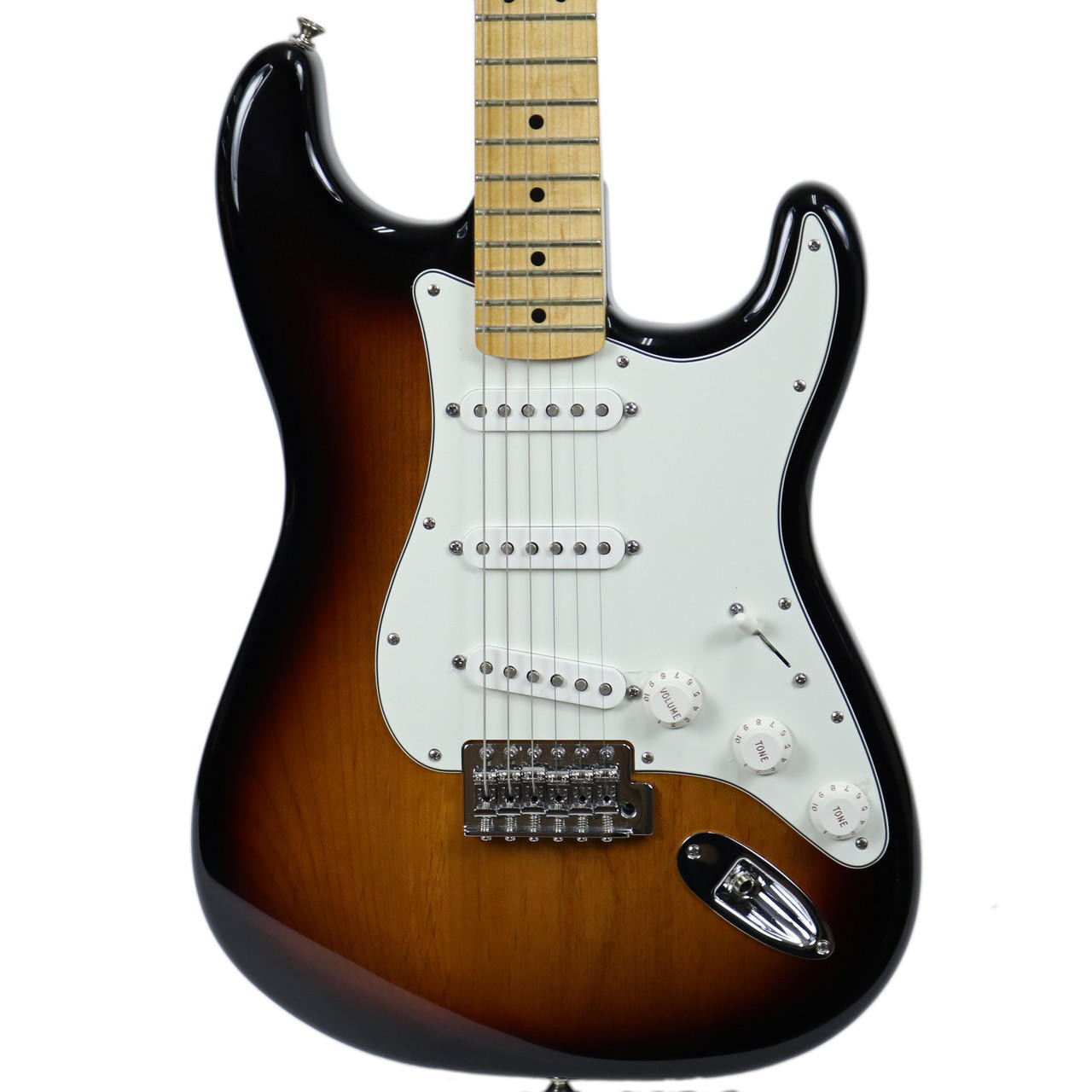 2013 Fender Standard Stratocaster Electric Guitar Sunburst Finish