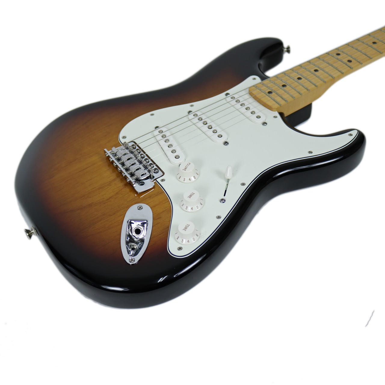 2013 Fender Standard Stratocaster Electric Guitar Sunburst Finish