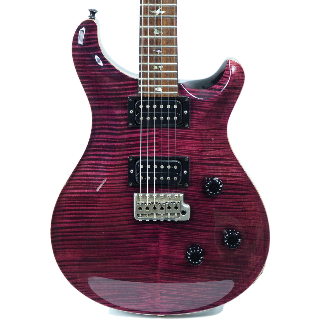 ギター PRS USA Custom24 10Top Wide Thin 1997 1997 Paul Reed Smith PRS Custom 24 Ten Top Electric Guitar Purple