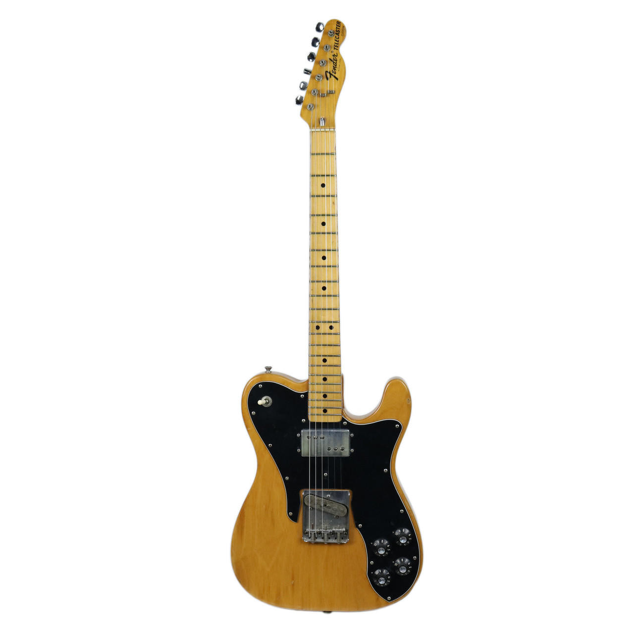 Vintage 1975 Fender Telecaster Custom Electric Guitar Natural