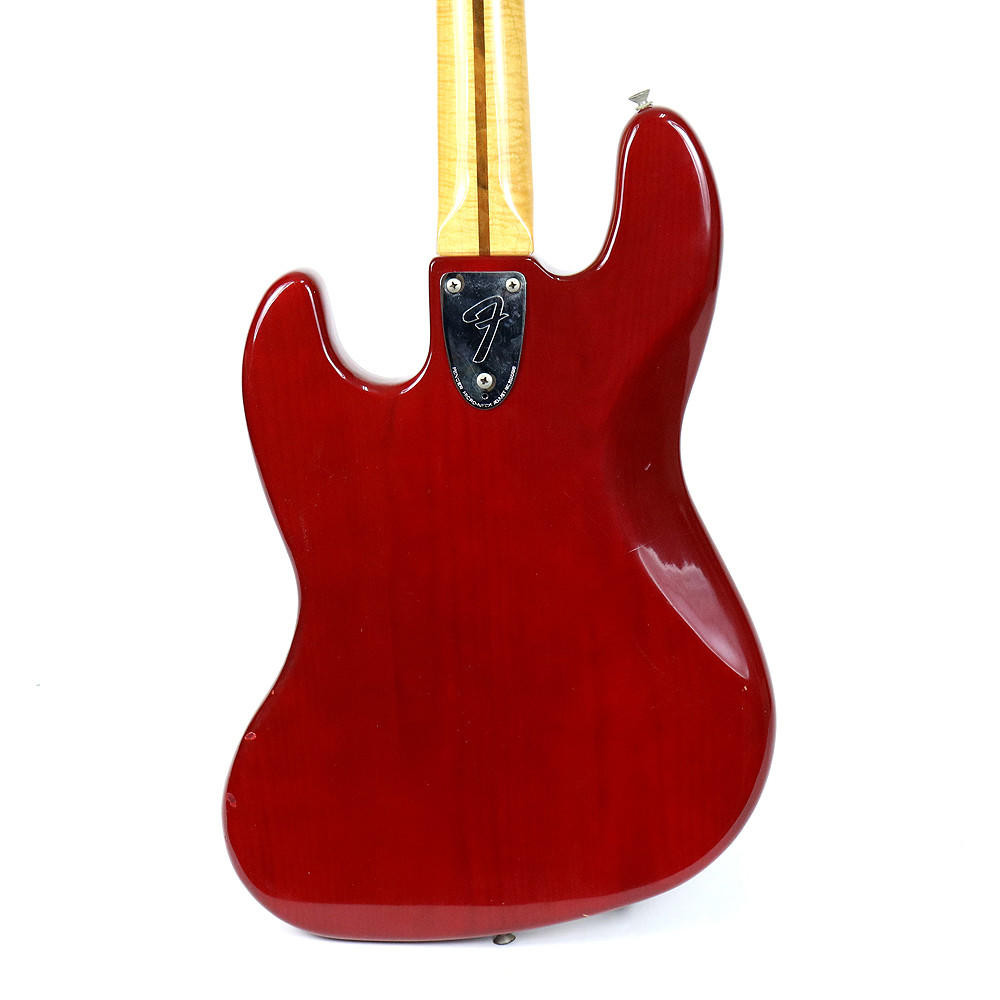 Vintage 1980 Fender Jazz Bass Trans Red Finish | Cream City Music