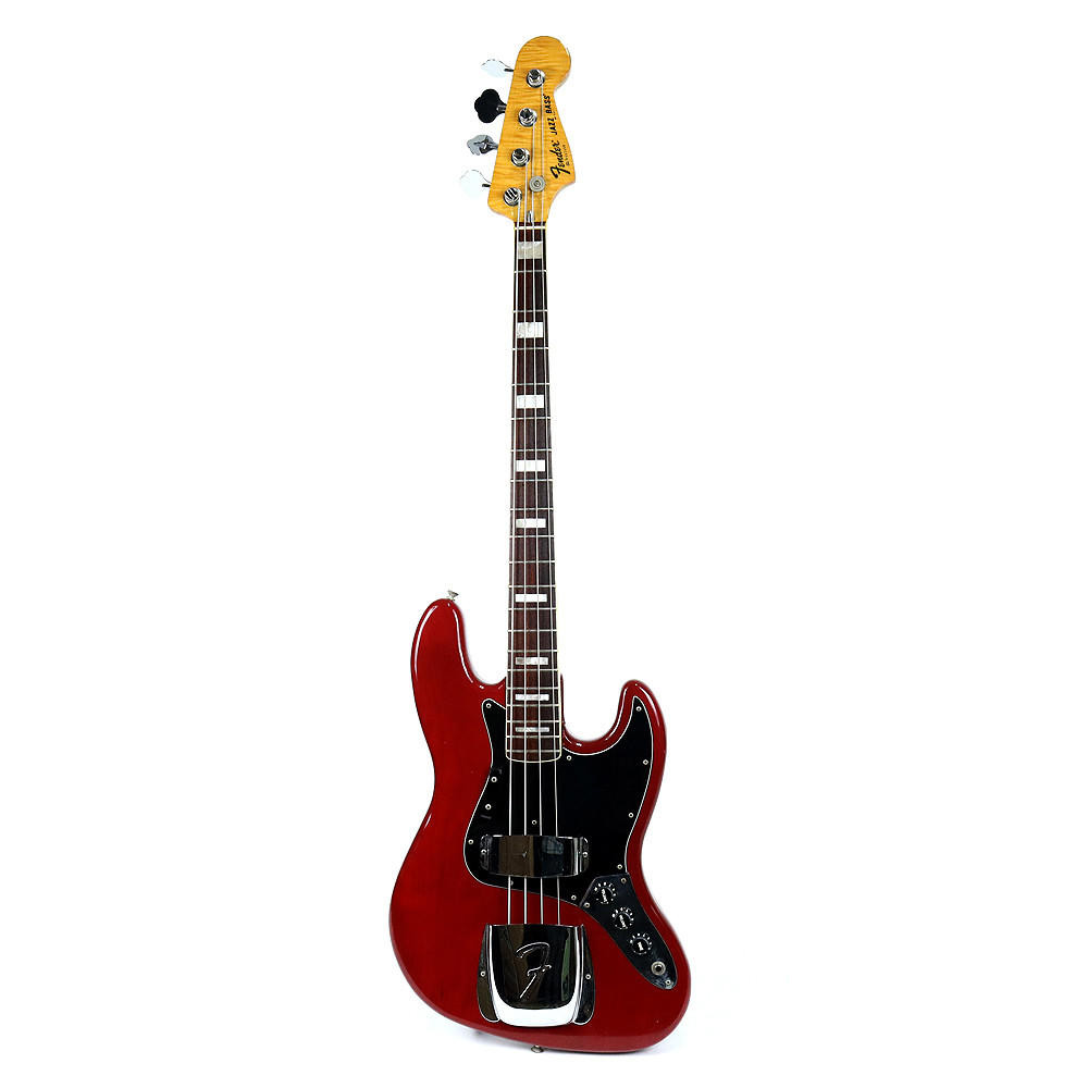 Fender Jazz Bass ブラック/レッド Fender Jazz Bass Made in Japan 1984-7. Candy Apple Red - Rock