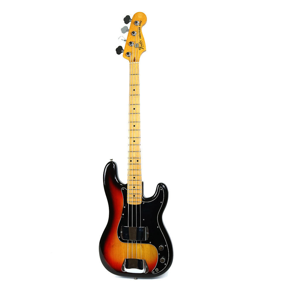 Vintage 1980 Fender Precision Bass Sunburst Finish | Cream City Music